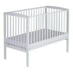 Montert bedside crib Micky Plus 60x120 cm for boxspringsenger