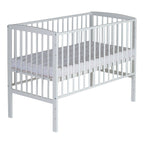 Detalj av bedside crib Micky Plus 60x120 cm for boxspringsenger