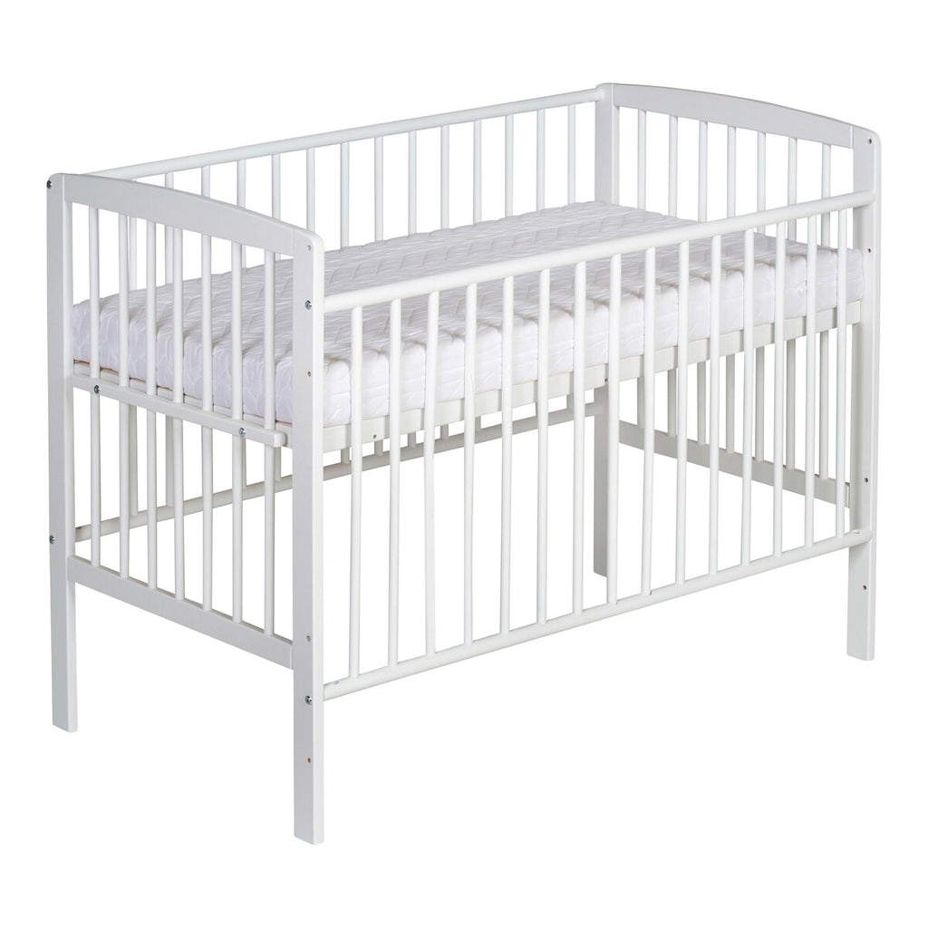 Bedside crib Micky Plus 60x120 cm for boxspringsenger forfra