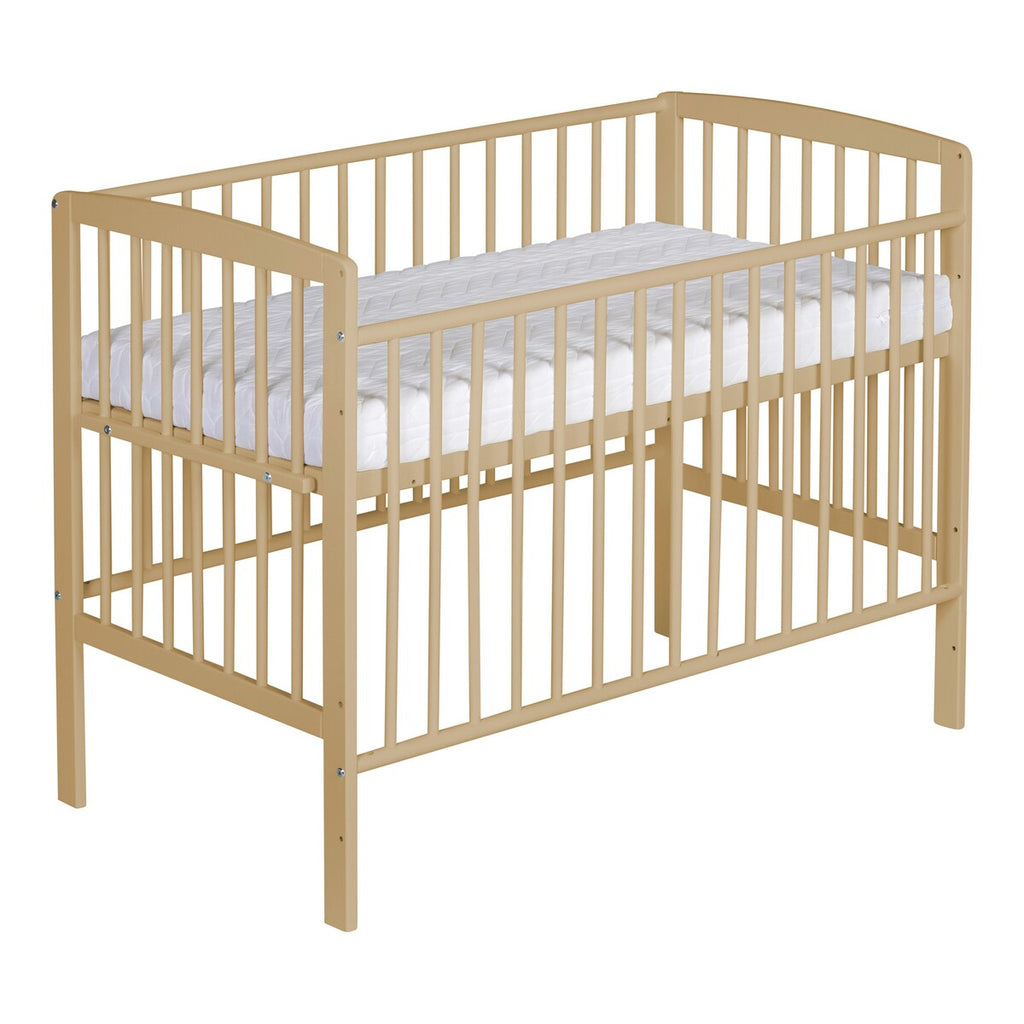 Barn som sover i bedside crib Micky Plus 60x120 cm for boxspringsenger