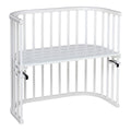 Bedside crib Original 81x43 cm massiv bøk - babybay forfra