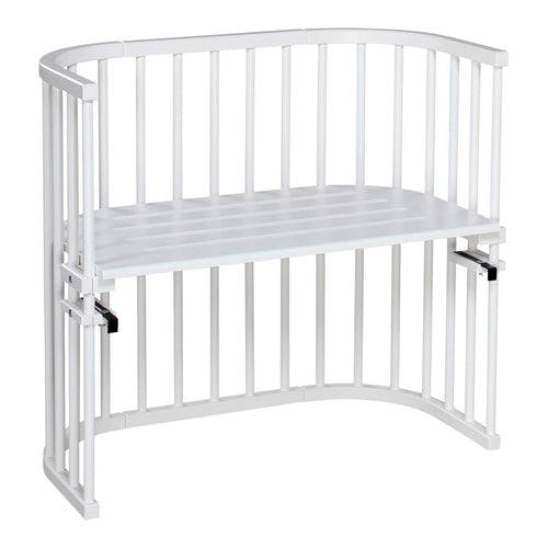 Bedside crib Original 81x43 cm massiv bøk - babybay forfra
