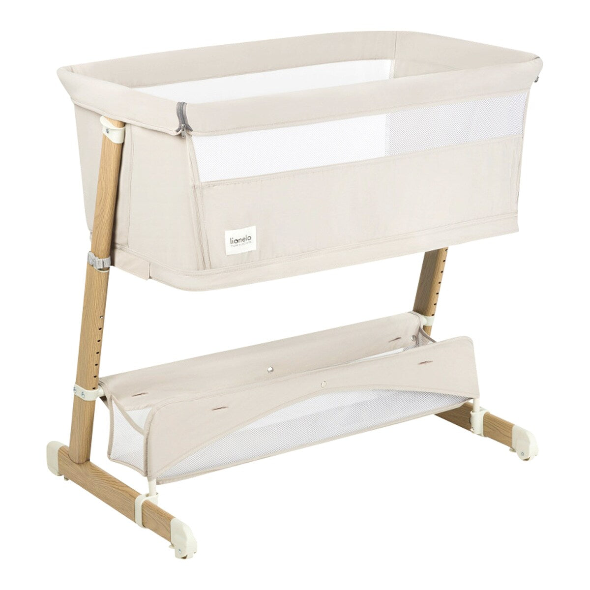 Bedside crib Thomi Plus 5-i-1 med madrass bakside