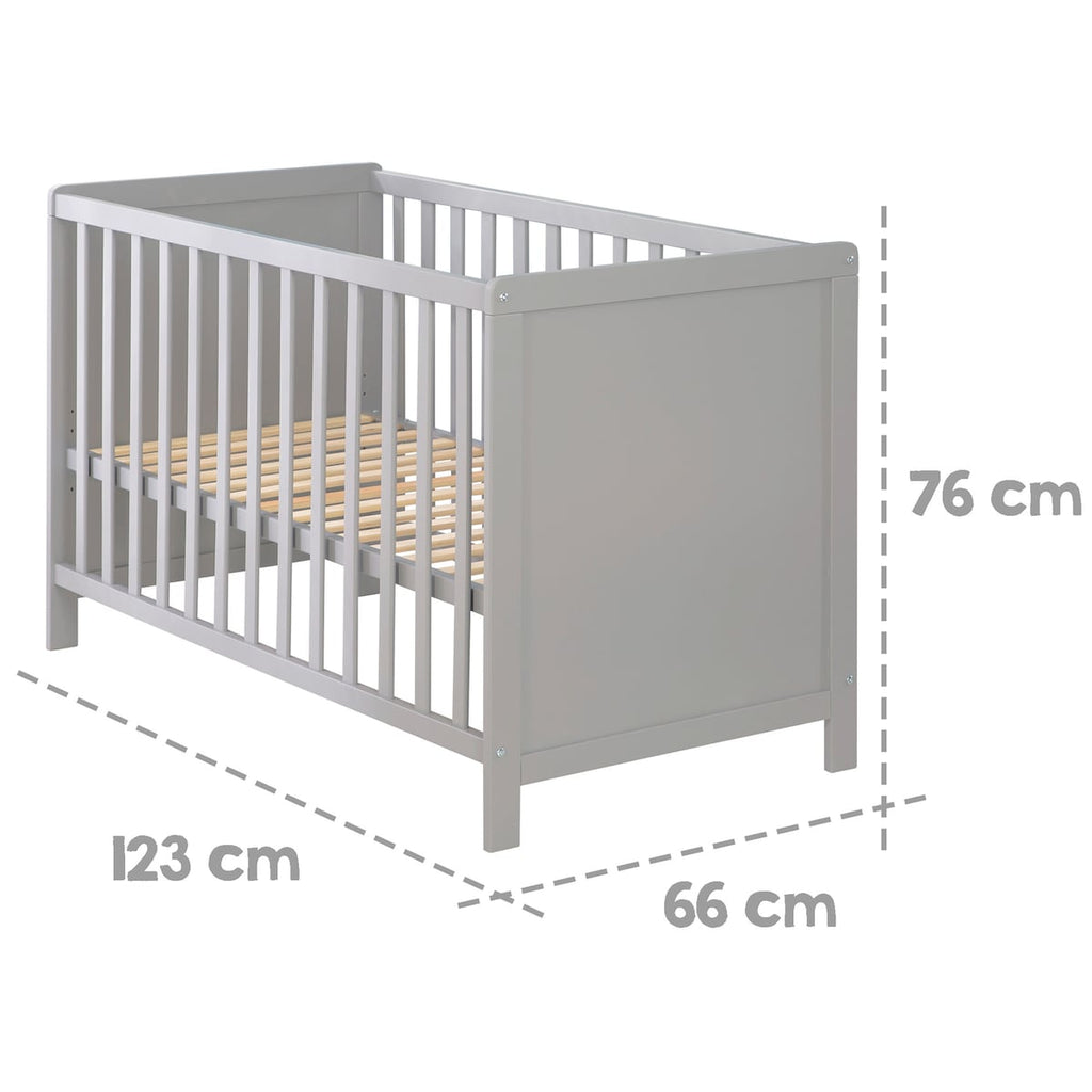 Bedside-seng 2-i-1 60x120 cm med safe asleep madrass nærbilde av madrass