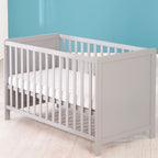 Bedside-seng 2-i-1 60x120 cm med safe asleep madrass lufting