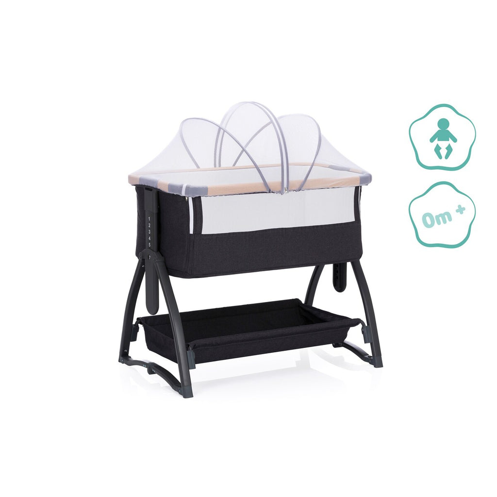 Bedside-seng Scandic med vippefunksjon bakside