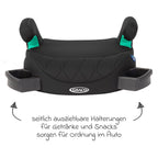 Beltestol Booster Max R129 7-12 år (135-150 cm) med Isofix i bruk