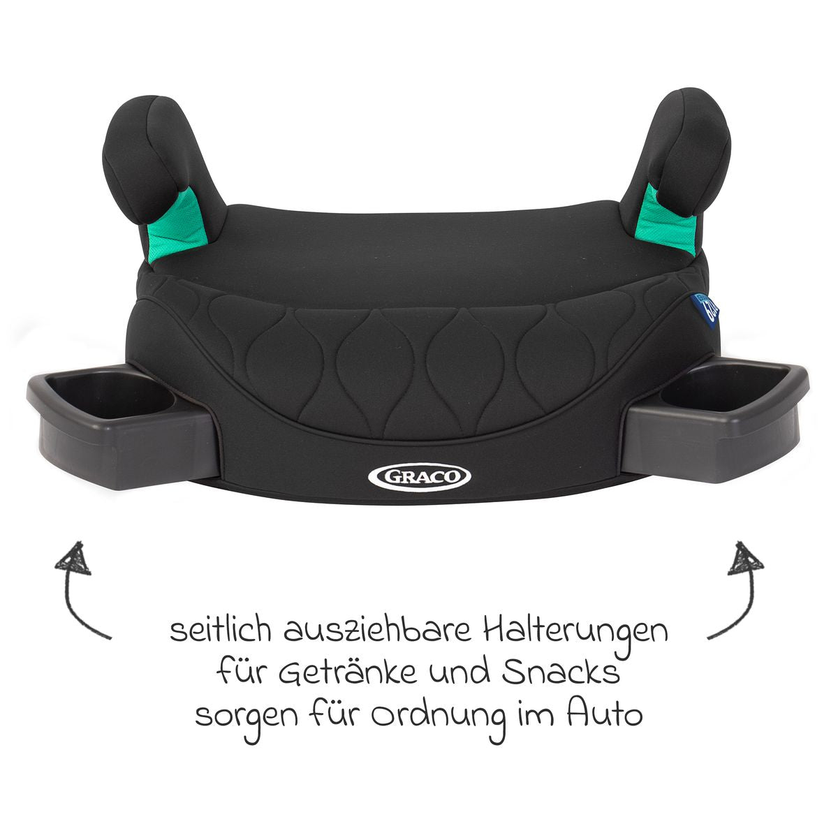 Beltestol Booster Max R129 7-12 år (135-150 cm) med Isofix i bruk
