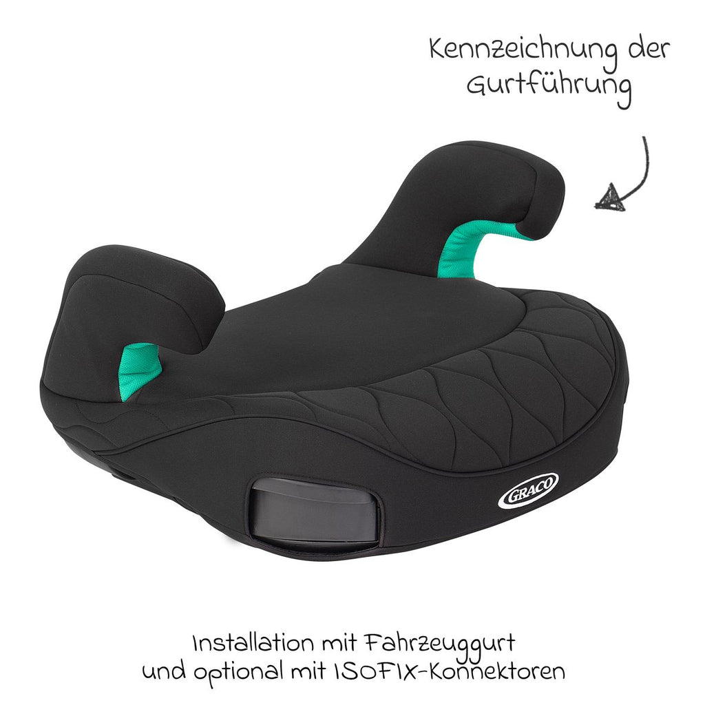 Nærbilde av ISOFIX-konnektorer på Beltestol Booster Max R129 7-12 år (135-150 cm) med Isofix