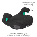 Nærbilde av ISOFIX-konnektorer på Beltestol Booster Max R129 7-12 år (135-150 cm) med Isofix