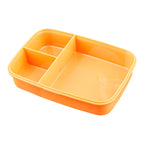 Bento matboks med 3 rom 16,2x21,5 cm montert i ryggsekk