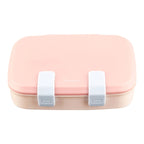 Bento matboks med 3 rom 16,2x21,5 cm med klistremerker