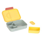Detalj av Bento matboks Happy Trails med skillevegg, blomst