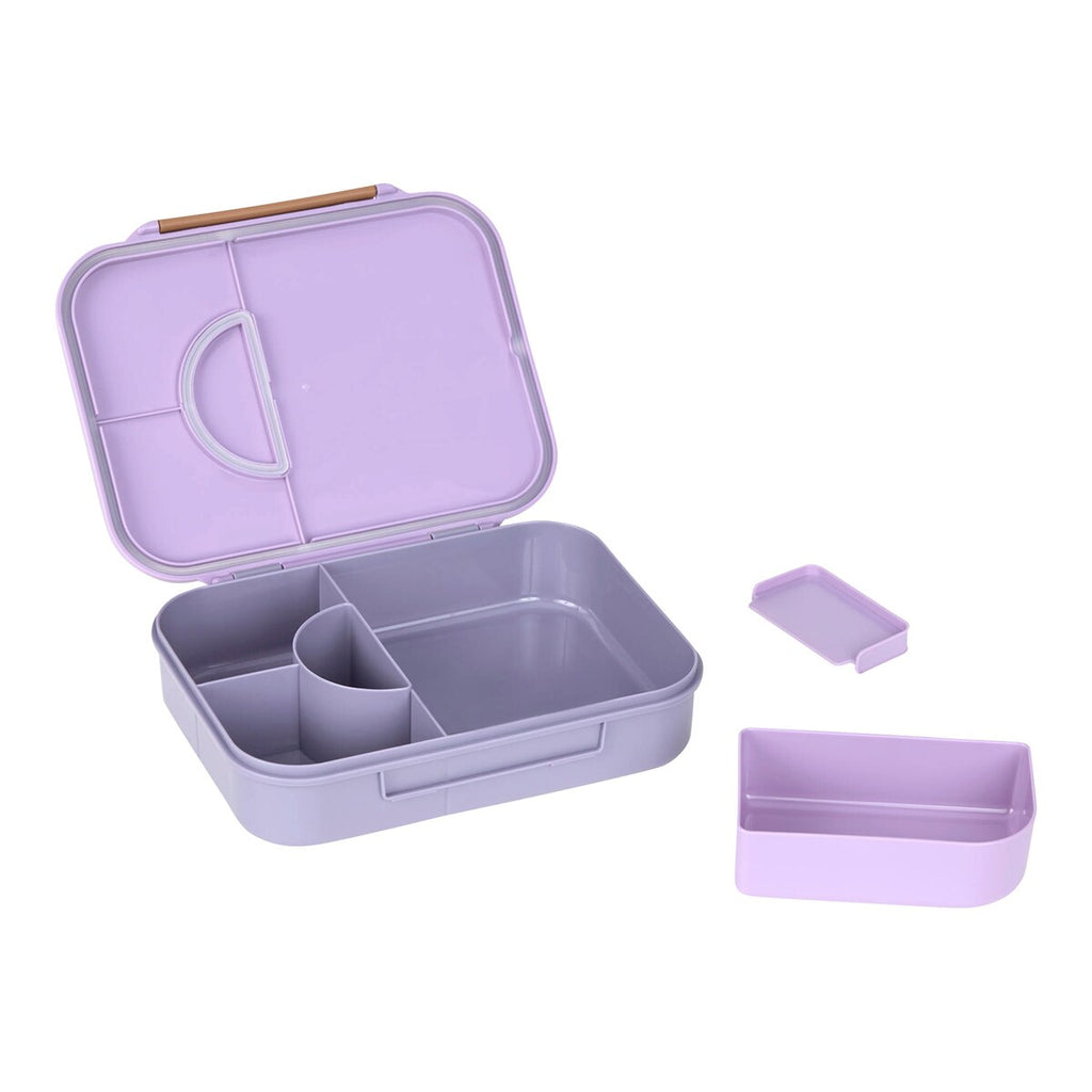 Bento matboks Little Gang med skillevegg, BPA-fri - Lässig