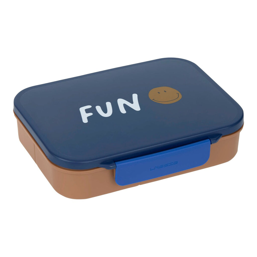 Bento matboks Little Gang med skillevegg, BPA-fri - Lässig