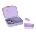 Bento matboks Little Gang Heart Lilac detalj av inndelingen