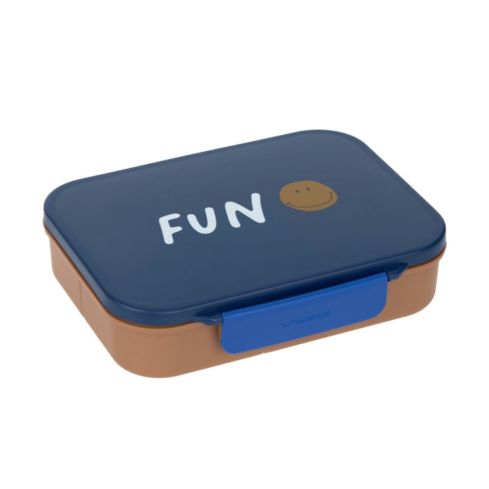 Bento matboks Little Gang Smile Navy forfra