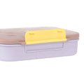 Bento matboks Pattern Party rosa/lilla forfra