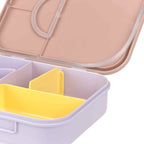 Bento matboks Pattern Party rosa/lilla bakside