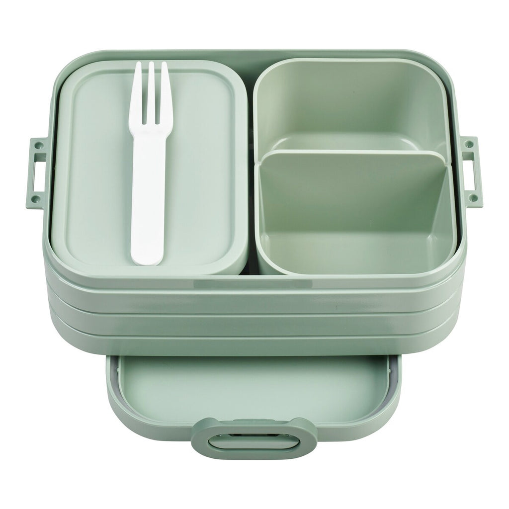 Detalj av Bento matboks "Take a break" 900 ml med bestikk