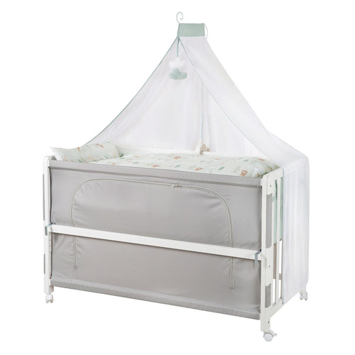 Beseng Woodland Buddies 60x120 cm bakside med hvitt treverk
