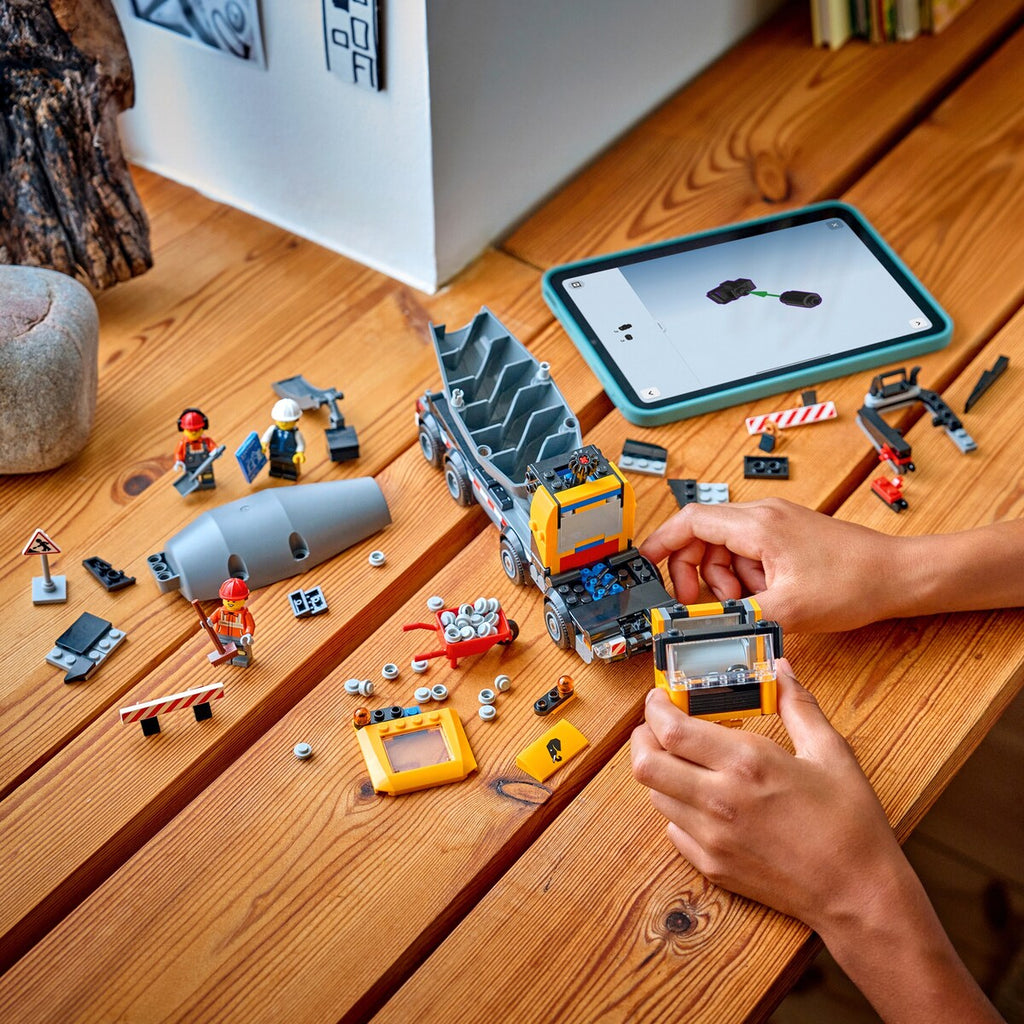 Detalj av roterende trommel på Betongblander 60478, 371 deler, fra 7 år - LEGO® City