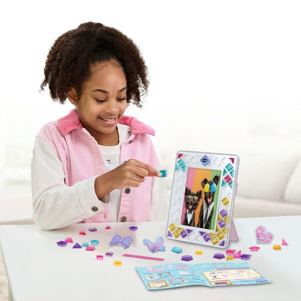 Bilderamme Mosaic Magic Lights med lys og musikk bakside