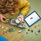 Biljakt med politibåt 60456 detalj av minifigurer