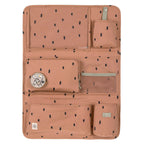 Bilorganizer Car-Wrap-to-Go med nettbrettholder Caramel forfra