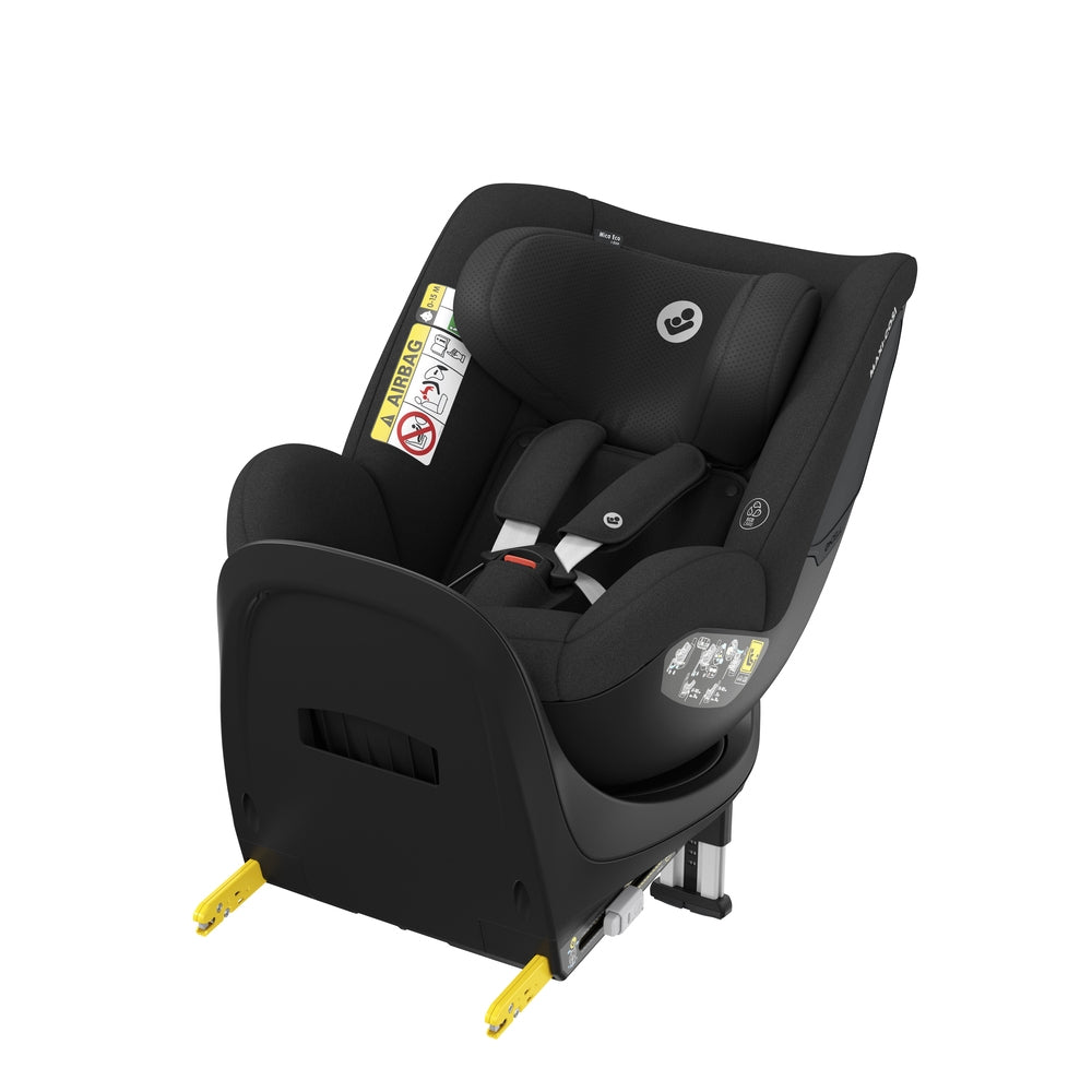 Bilstol 360° i-Size 61-105 cm Eco Authentic Black Maxi-Cosi Mica Eco forfra