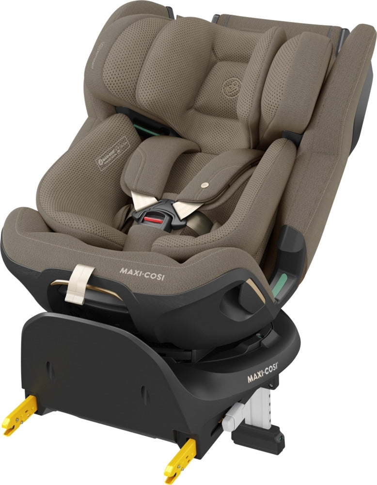 Detalj av ISOFIX-base på Bilstol 360° i-Size fra 0-12 år Authentic Truffle - Maxi-Cosi Emerald 360 Pro