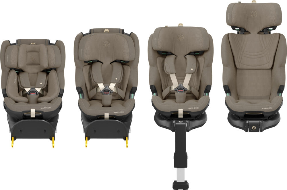 Nærbilde av G-CELL teknologi på Bilstol 360° i-Size fra 0-12 år Authentic Truffle - Maxi-Cosi Emerald 360 Pro