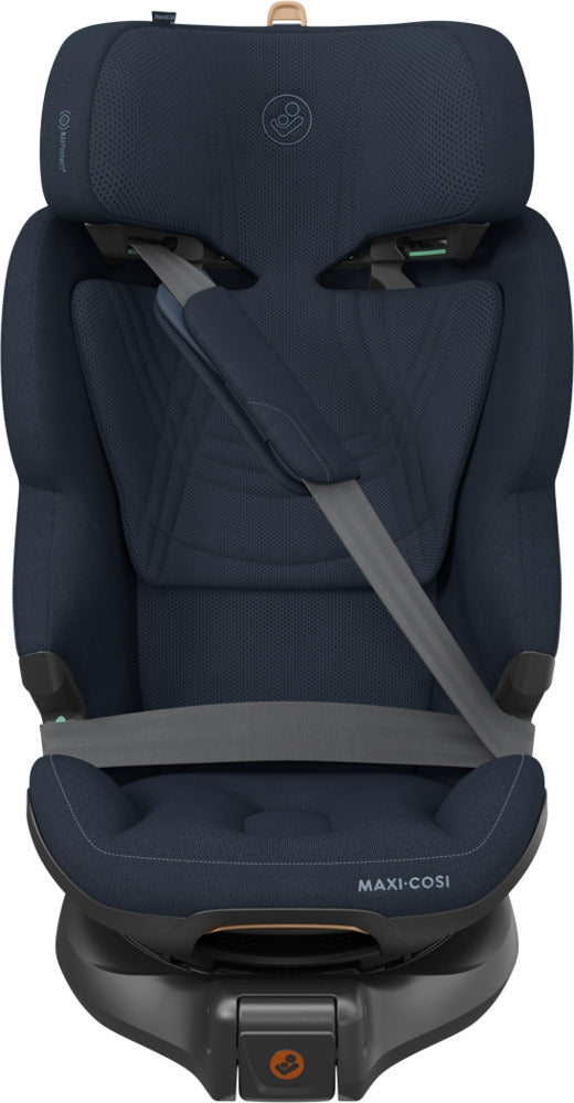 Nærbilde av Eco Care stoff på Bilstol 360° i-Size fra 0-12 år Authentic Blue - Maxi-Cosi Emerald 360 Pro