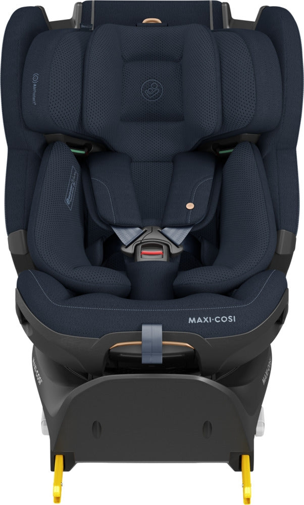 Bilstol 360° i-Size fra 0-12 år Authentic Blue - Maxi-Cosi Emerald 360 Pro forfra