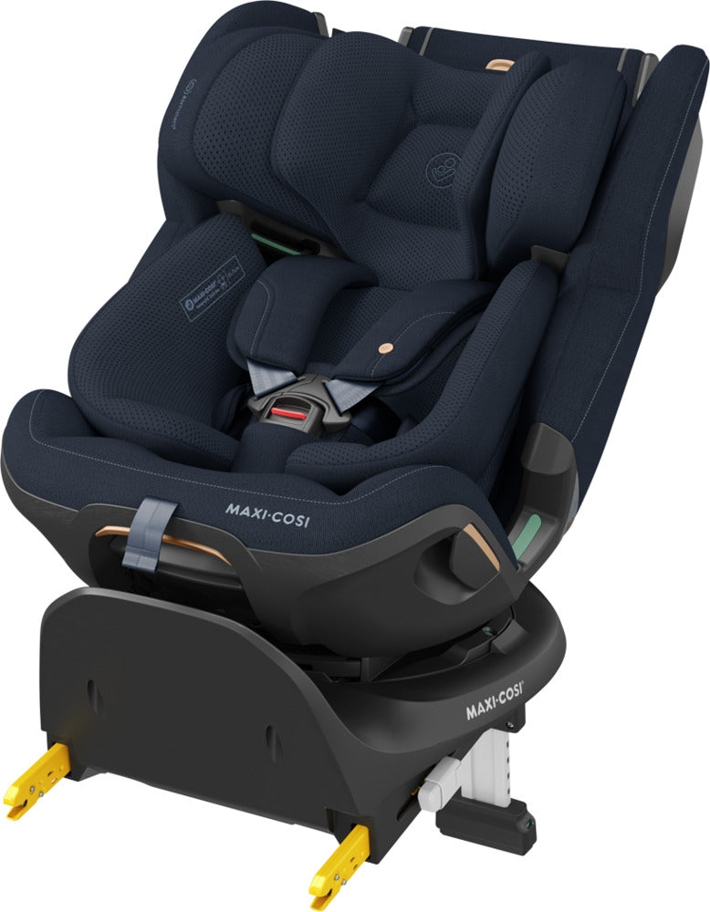 Detalj av ISOFIX-fester på Bilstol 360° i-Size fra 0-12 år Authentic Blue - Maxi-Cosi Emerald 360 Pro