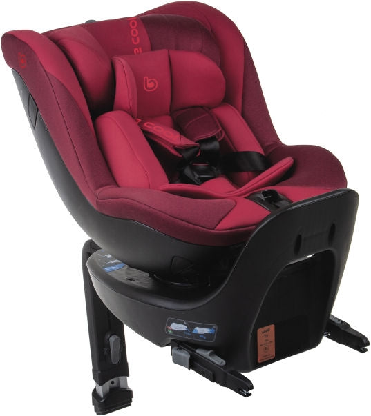 Bilstol Apollo i-Size 40-105 cm bakovervendt cherry forfra