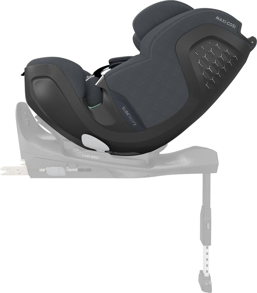 Montert Bilstol i-Size 61-150 cm Authentic Graphite - Maxi-Cosi Pearl XL Slide Pro i bil