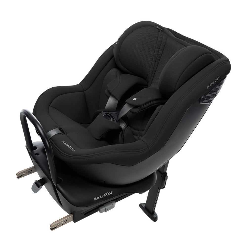 Bilstol bakovervendt 61-125 cm Swedish Plus Test Authentic Black bakside