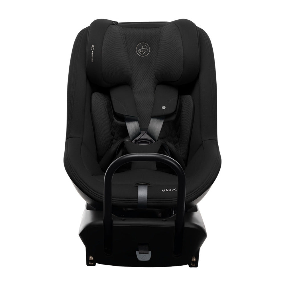 Bilstol bakovervendt 61-125 cm Swedish Plus Test Authentic Black forfra