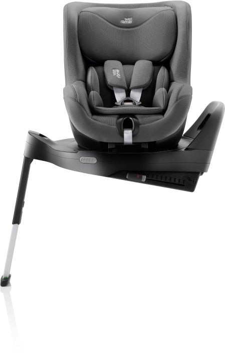 Bilstol Dualfix Pro M i-Size 61-105 cm Mineral Grey montert i bil