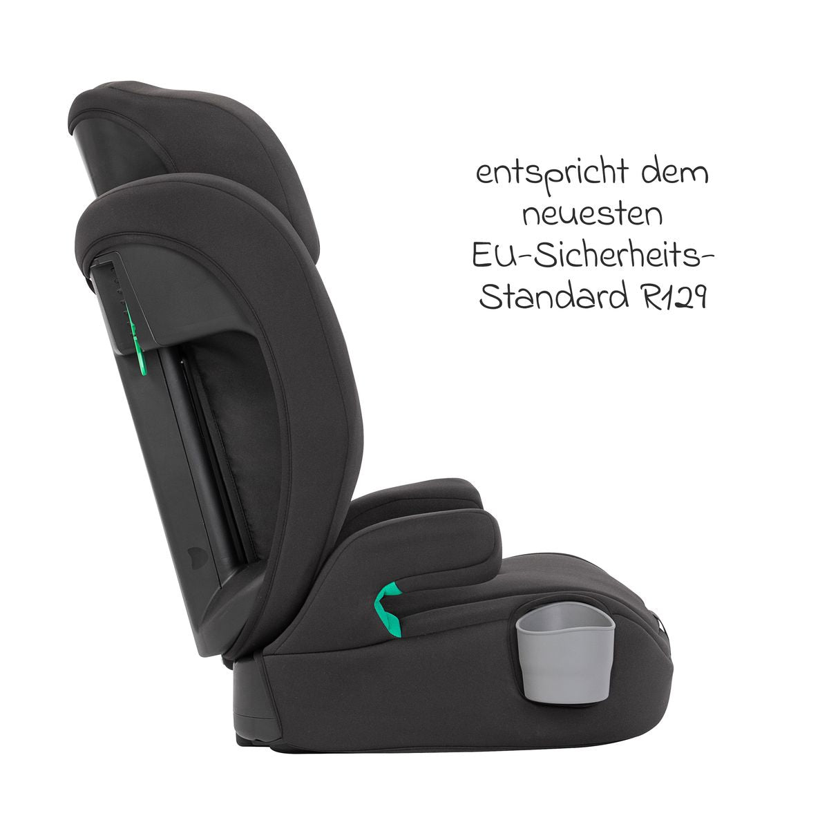 Detalj av koppholder på Bilstol Eldura R129 15 mnd-12 år
