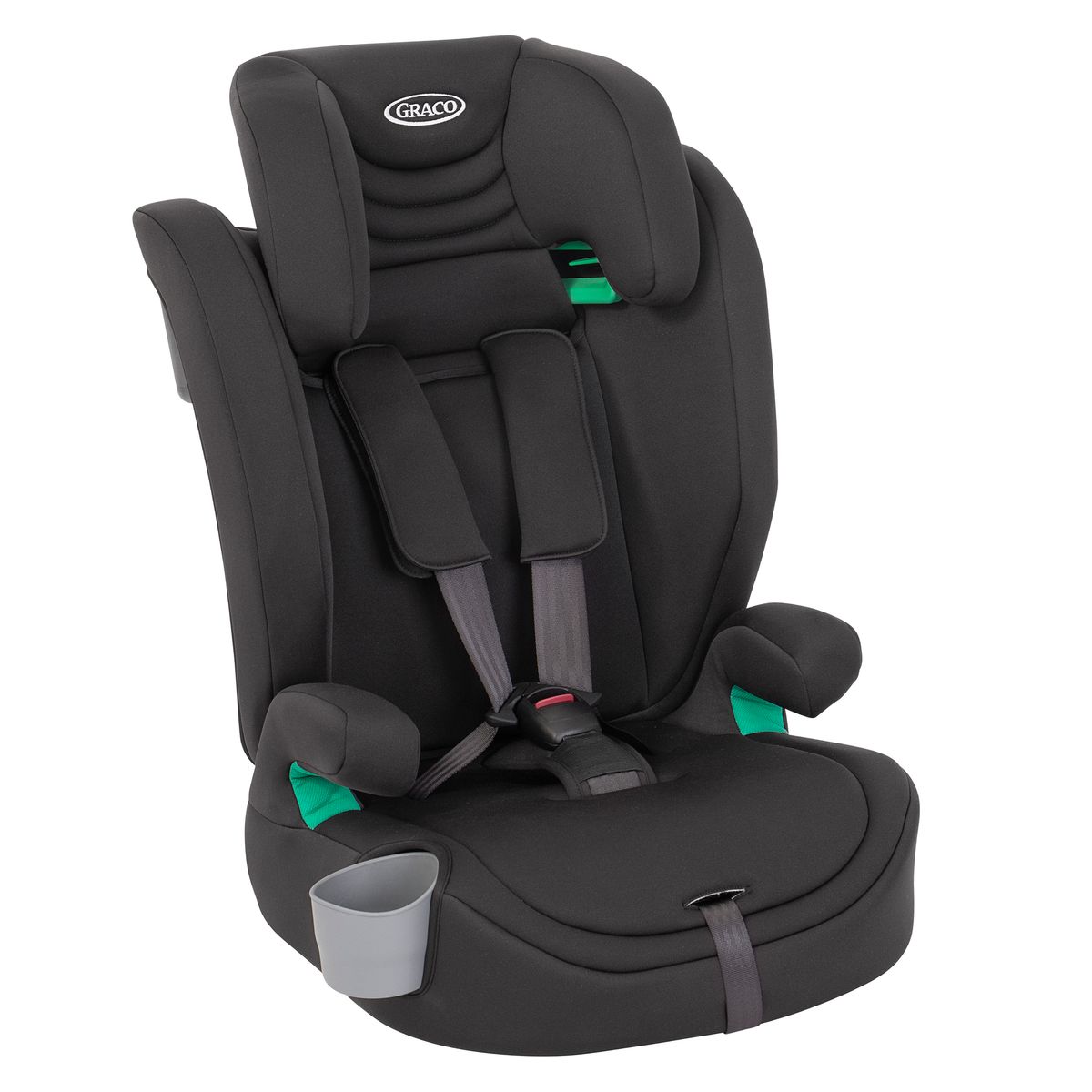 Bilstol Eldura R129 15 mnd-12 år med koppholder forfra