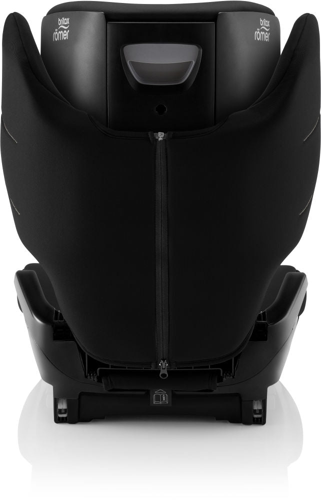 Nærbilde av justerbar hodepute på Bilstol Hi-Liner i-Size 100-150 cm Space Black