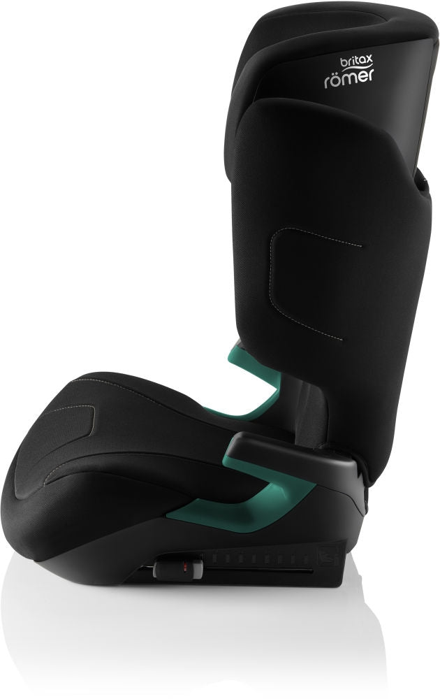 Montert Bilstol Hi-Liner i-Size 100-150 cm Space Black i bil