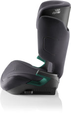 Montert Bilstol Hi-Liner i-Size 100-150 cm Midnight Grey i bil