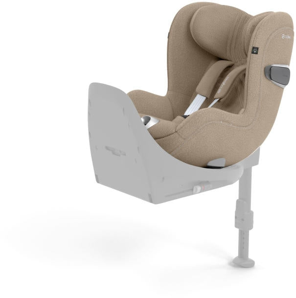 Bakside av Bilstol i-Size PLUS 45-105 cm 360° Sirona T Cozy Beige
