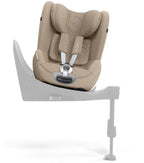 Detalj av 3D mesh stoff på Bilstol i-Size PLUS 45-105 cm 360° Sirona T Cozy Beige