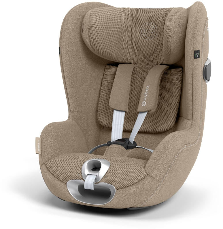 Bilstol i-Size PLUS 45-105 cm 360° Sirona T Cozy Beige forfra