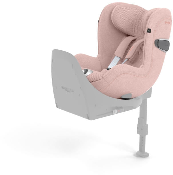 Nærbilde av 360 graders rotasjonsmekanisme på Bilstol i-Size PLUS 45-105 cm 360° Sirona T Peach Pink - Cybex