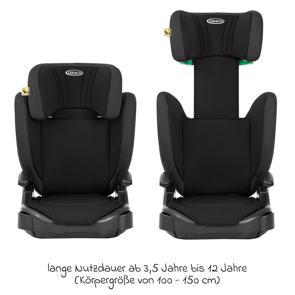 Bilstol Junior Maxi i-Size 100-150 cm, 3,5 kg Graco detalj av hodepute